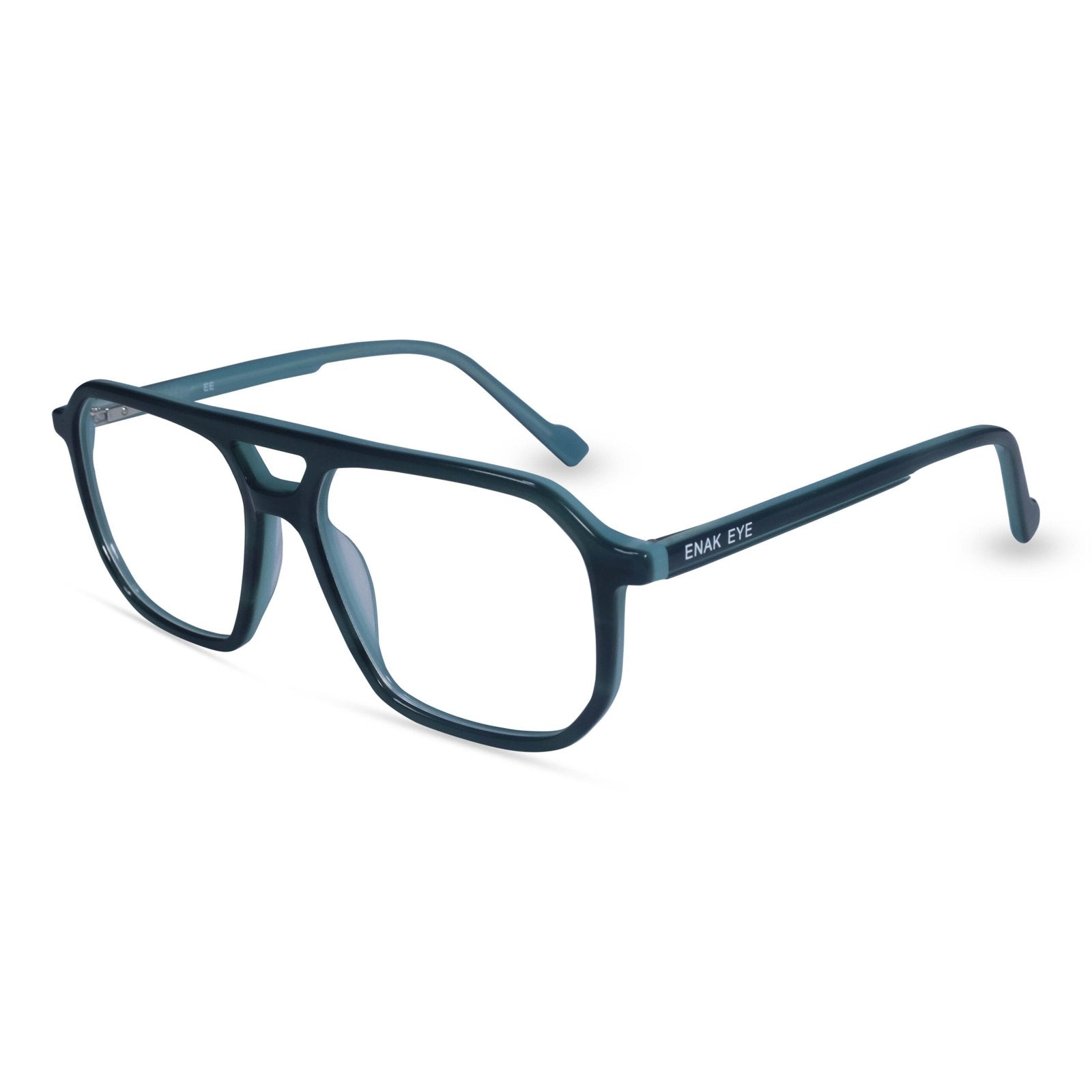 Enak Eye Full rim double bridge square frame