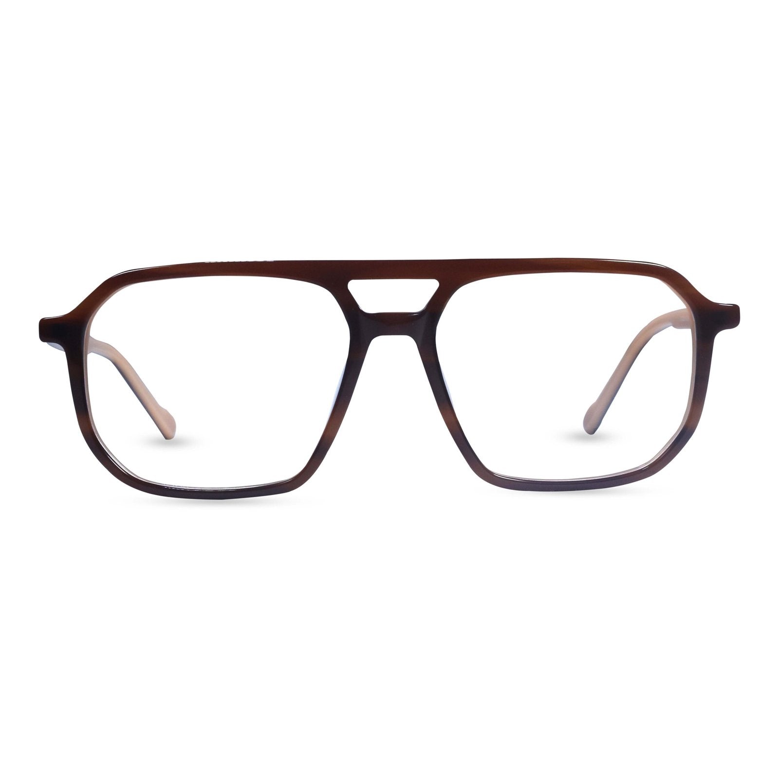 Enak Eye Full rim double bridge square frame