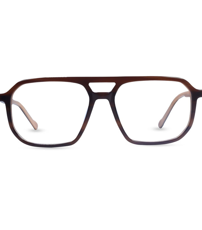 Enak Eye Full rim double bridge square frame