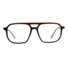 Enak Eye Full rim double bridge square frame