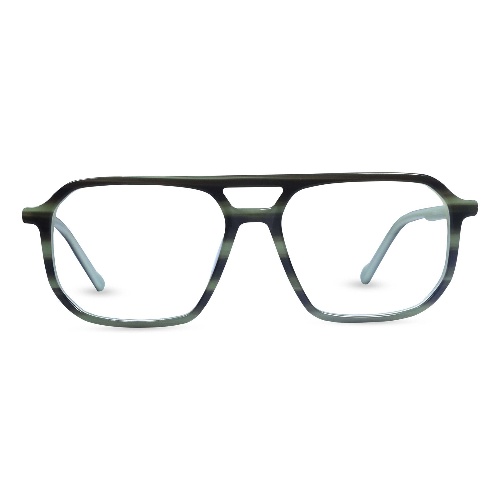 Enak Eye Full rim double bridge square frame