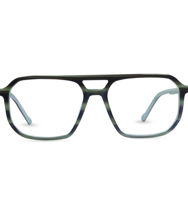 Enak Eye Full rim double bridge square frame