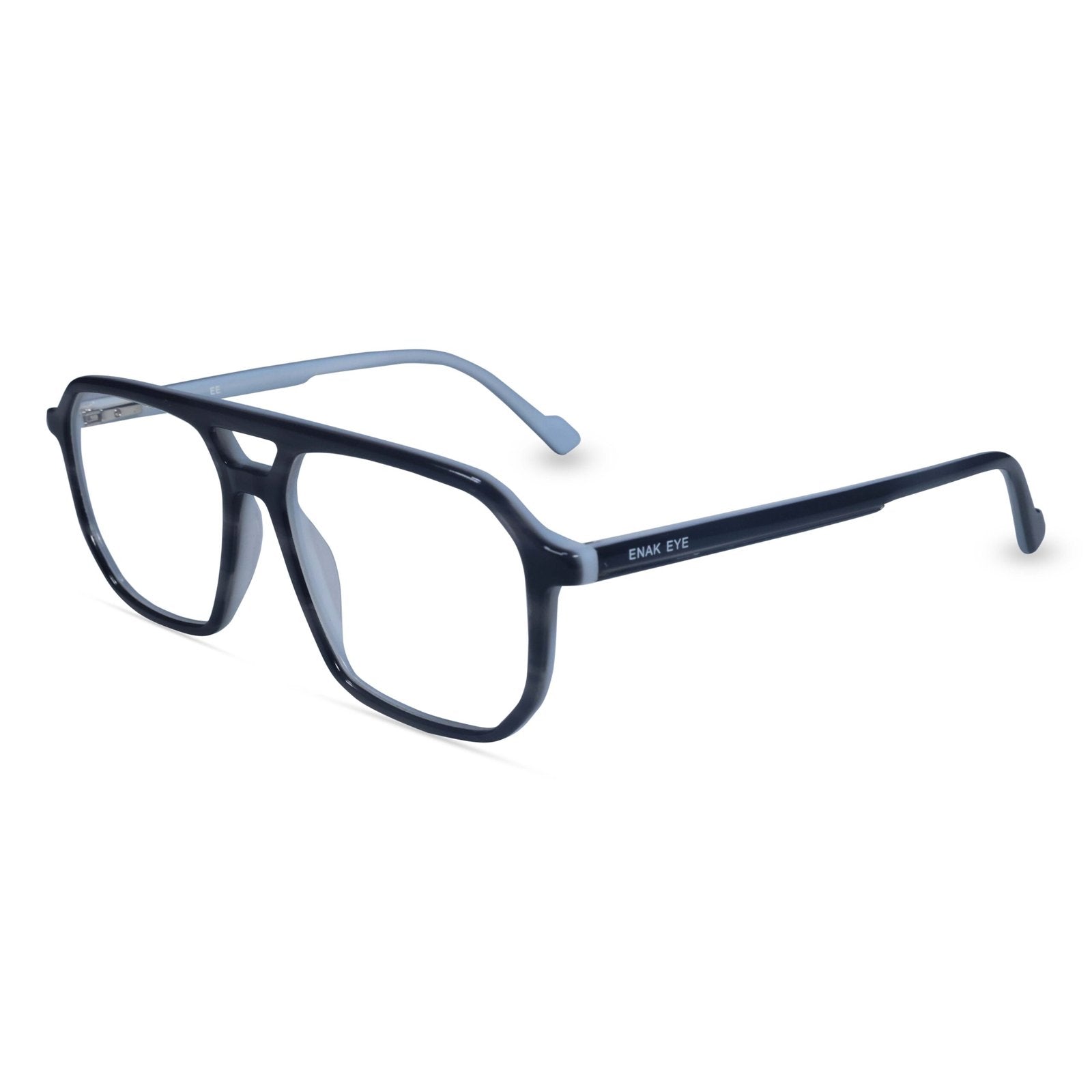 Enak Eye Full rim double bridge square frame