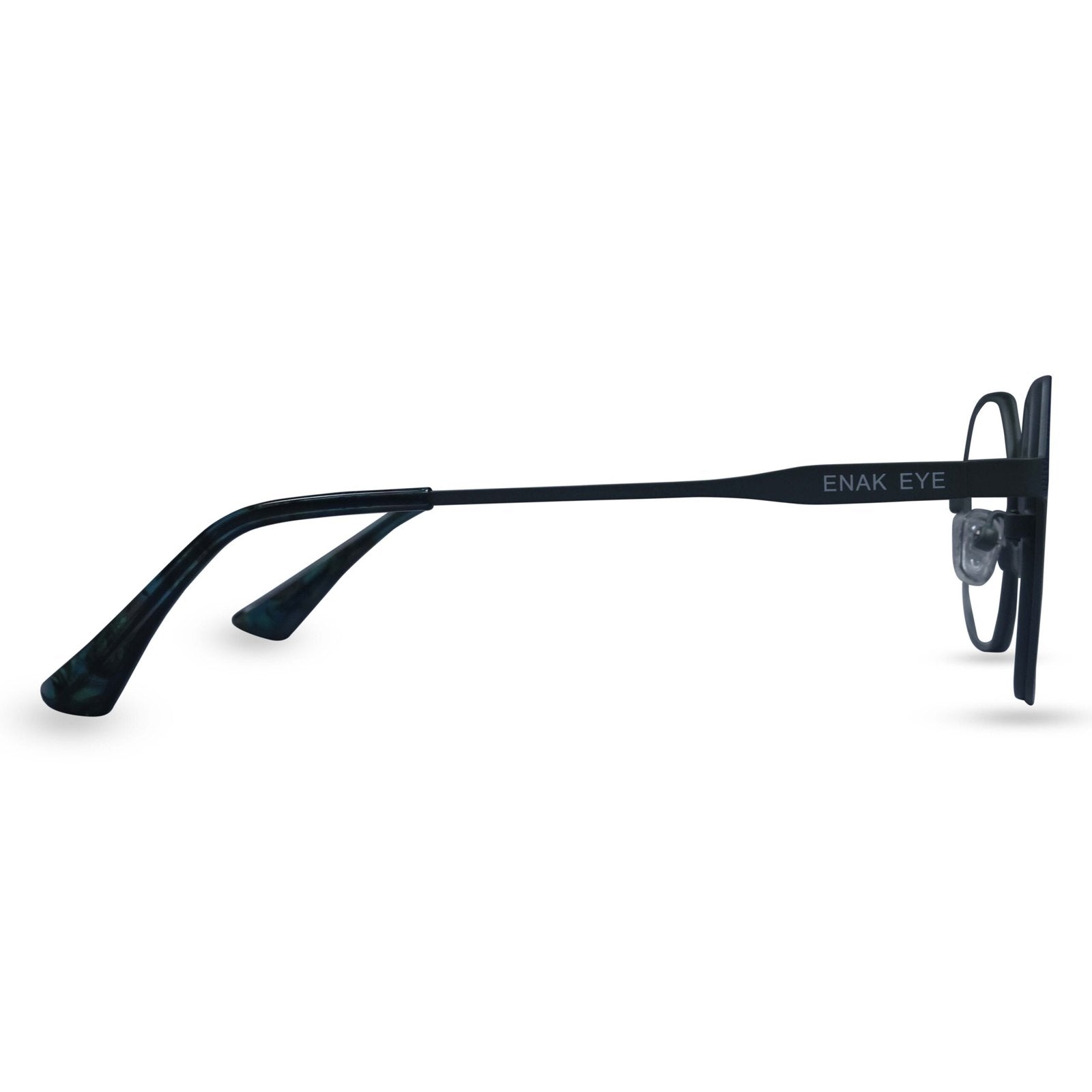 Enak Eye full rim gun metal geometric frame