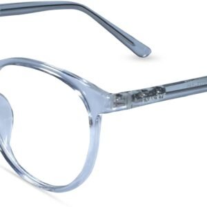 ENAK EYE Full Rim Round Anti Glare & Blue Cut Frame For Men & Women (50 mm)